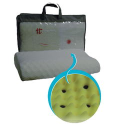 Артикул: CO-04-211A. Подушка ортопедическая для взрослых средняя, массажные элементы, с эффектом памяти
